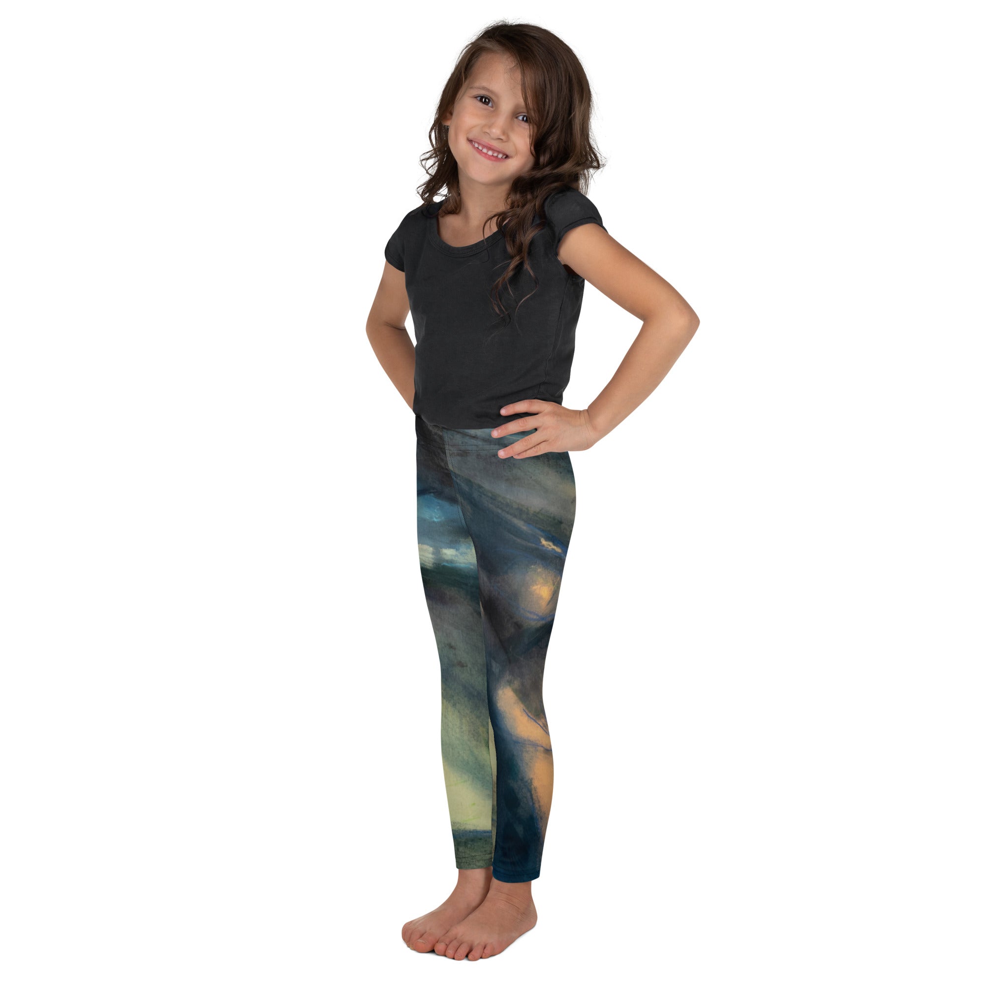 Kid's Leggings - I Was In A Cult And I Love Volcanoes